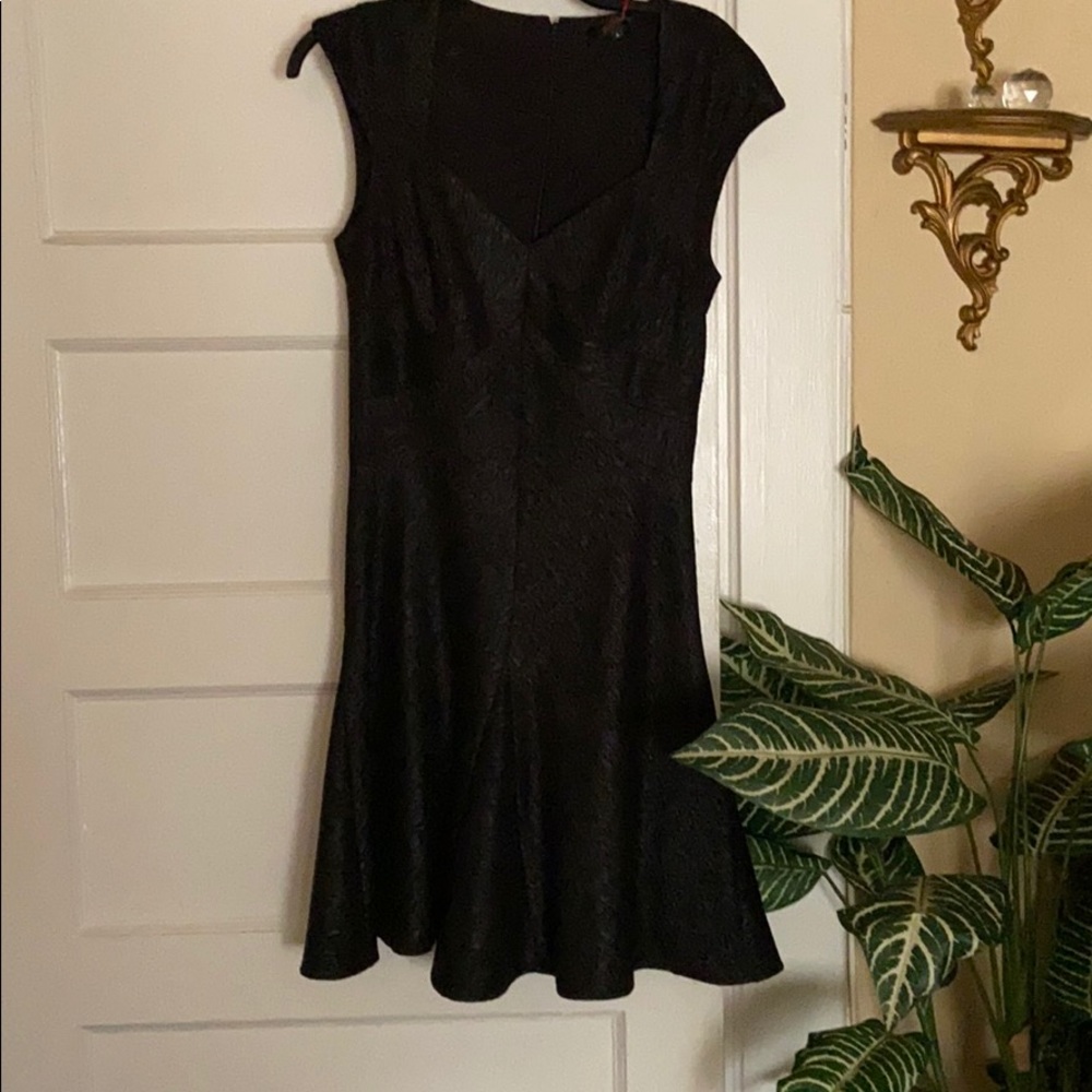 Black cocktail dress